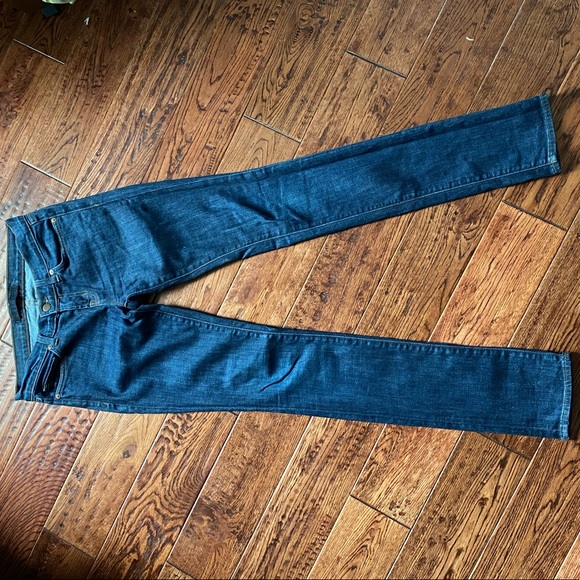 J Brand | size 26 Pencil Leg Dark Wash Jean - Picture 5 of 7